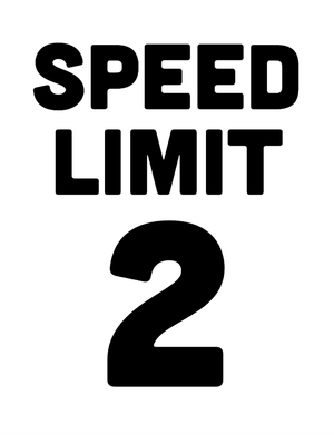 Custom Outdoor Yard Signs Multiple Sizes Speed Limit
