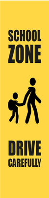 Custom Outdoor Yard Signs Multiple Sizes School Zone