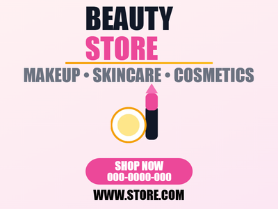 Custom Vinyl Banners Multiple Sizes Beauty Products