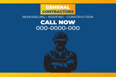 Custom Vinyl Banners Multiple Sizes Contractor Banners