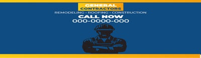 Custom Vinyl Banners Multiple Sizes Contractor Banners
