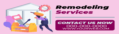Custom Vinyl Banners Multiple Sizes Remodeling services
