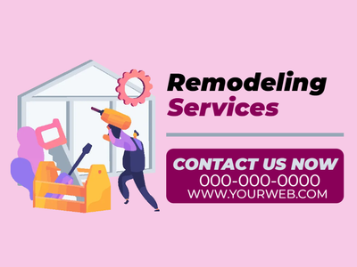 Custom Vinyl Banners Multiple Sizes Remodeling services