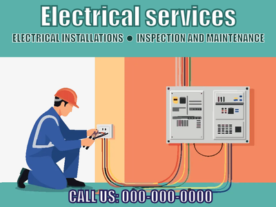 Custom Vinyl Banners Multiple Sizes Electrical Services