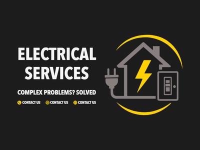 Custom Vinyl Banners Multiple Sizes Electrical Repairs