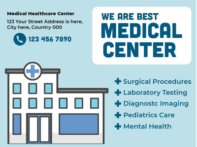 Custom Vinyl Banners Multiple Sizes Medical Center