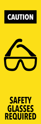 Custom Outdoor Yard Signs Multiple Sizes Safety Glasses Required