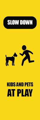 Custom Outdoor Yard Signs Multiple Sizes Pet Kids At Play