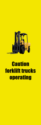 Custom Outdoor Yard Signs Multiple Sizes Caution Forklifts Operating