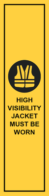 Custom Outdoor Yard Signs Multiple Sizes High Visibility Jacket