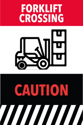 Custom Outdoor Yard Signs Multiple Sizes Forklift Crossing