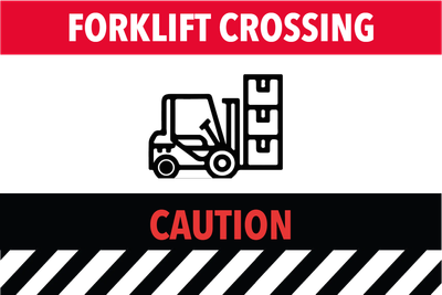 Custom Outdoor Yard Signs Multiple Sizes Forklift Crossing