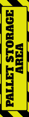 Custom Outdoor Yard Signs Multiple Sizes Pallet Storage Area