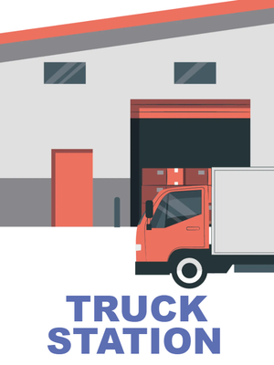 Custom Outdoor Yard Signs Multiple Sizes Truck Station