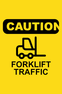 Custom Outdoor Yard Signs Multiple Sizes Caution Forklift Traffic
