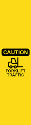 Custom Outdoor Yard Signs Multiple Sizes Caution Forklift Traffic