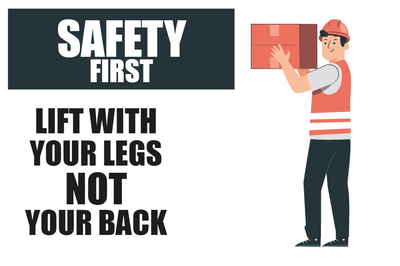 Custom Outdoor Yard Signs Multiple Sizes Safety First