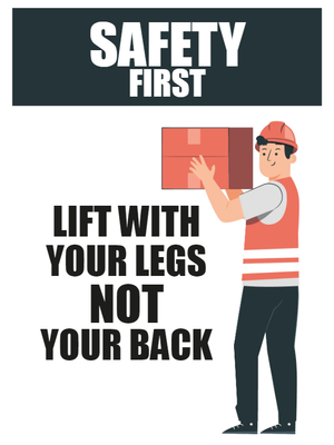 Custom Outdoor Yard Signs Multiple Sizes Safety First