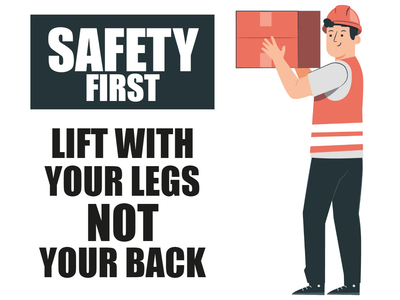 Custom Outdoor Yard Signs Multiple Sizes Safety First