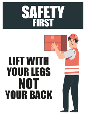 Custom Outdoor Yard Signs Multiple Sizes Safety First