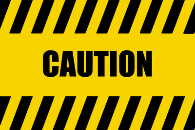 Custom Outdoor Yard Signs Multiple Sizes Caution Sign