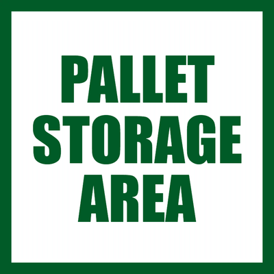 Custom Outdoor Yard Signs Multiple Sizes Pallet Storage