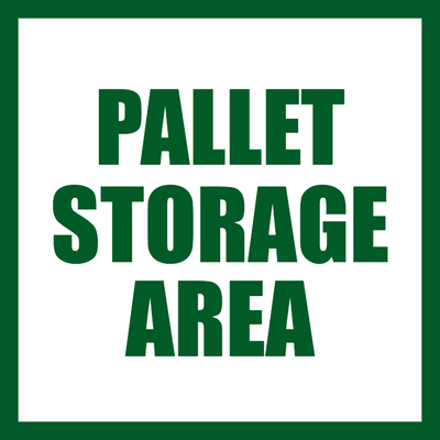 Custom Outdoor Yard Signs Multiple Sizes Pallet Storage