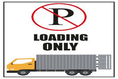 Custom Outdoor Yard Signs Multiple Sizes Loading Only