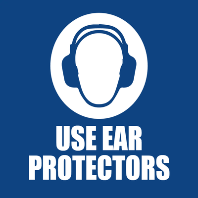 Custom Outdoor Yard Signs Multiple Sizes Use Ear Protectors