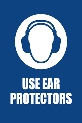 Custom Outdoor Yard Signs Multiple Sizes Use Ear Protectors