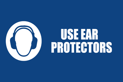 Custom Outdoor Yard Signs Multiple Sizes Use Ear Protectors
