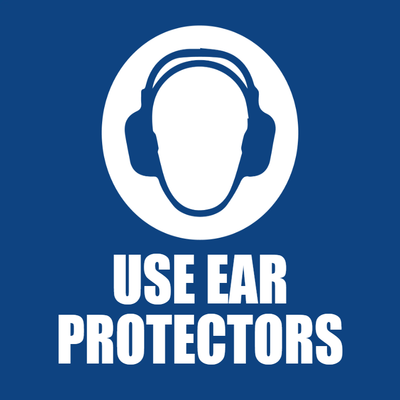 Custom Outdoor Yard Signs Multiple Sizes Use Ear Protectors