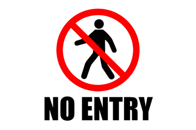 Custom Outdoor Yard Signs Multiple Sizes No Entry