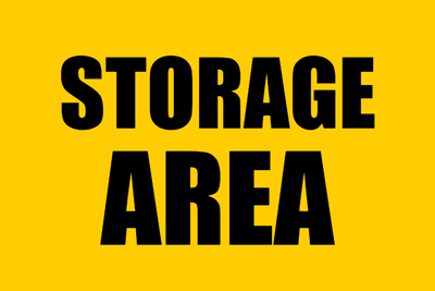 Custom Outdoor Yard Signs Multiple Sizes Storage Area Sign