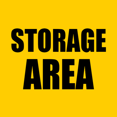 Custom Outdoor Yard Signs Multiple Sizes Storage Area Sign