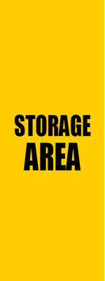 Custom Outdoor Yard Signs Multiple Sizes Storage Area Sign