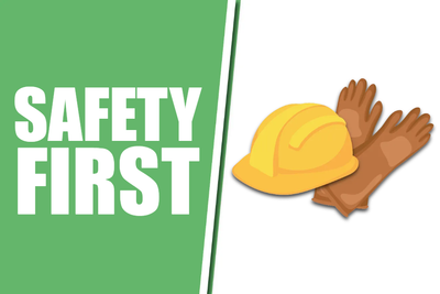 Custom Outdoor Yard Signs Multiple Sizes Safety First Sign
