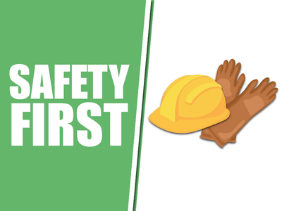 Custom Outdoor Yard Signs Multiple Sizes Safety First Sign