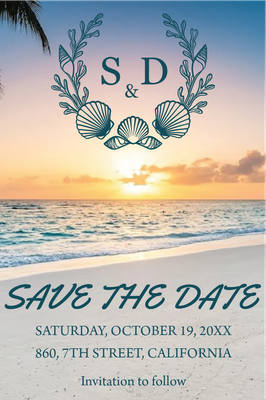 Custom Wedding Stationery Multiple Sizes S & D