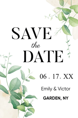 Custom Wedding Stationery Multiple Sizes Save The Date