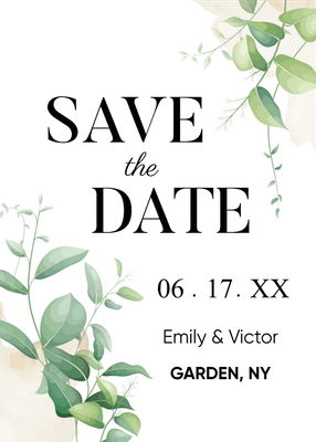 Custom Wedding Stationery Multiple Sizes Save The Date
