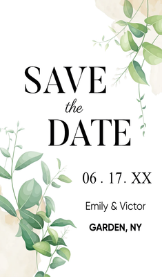 Custom Wedding Stationery Multiple Sizes Save The Date