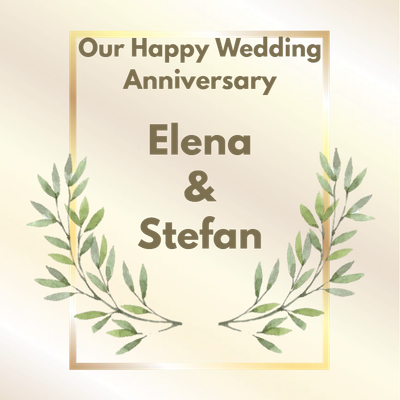 Custom Outdoor Yard Signs Multiple Sizes Wedding Anniversary