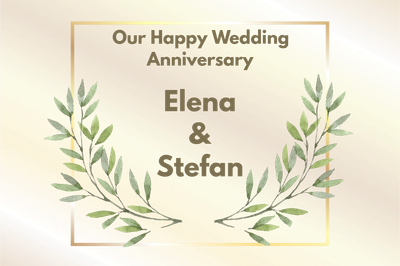 Custom Outdoor Yard Signs Multiple Sizes Wedding Anniversary