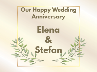 Custom Outdoor Yard Signs Multiple Sizes Wedding Anniversary