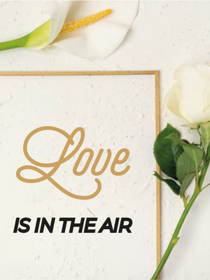 Custom Outdoor Yard Signs Multiple Sizes Love In The Air
