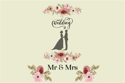 Custom Outdoor Yard Signs Multiple Sizes Our Wedding
