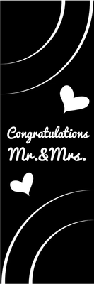 Custom Outdoor Yard Signs Multiple Sizes Wedding Congratulations