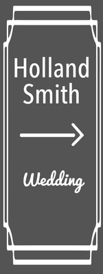Custom Outdoor Yard Signs Multiple Sizes Holland Smith Wedding