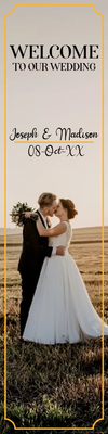 Custom Outdoor Yard Signs Multiple Sizes Welcome Our Wedding